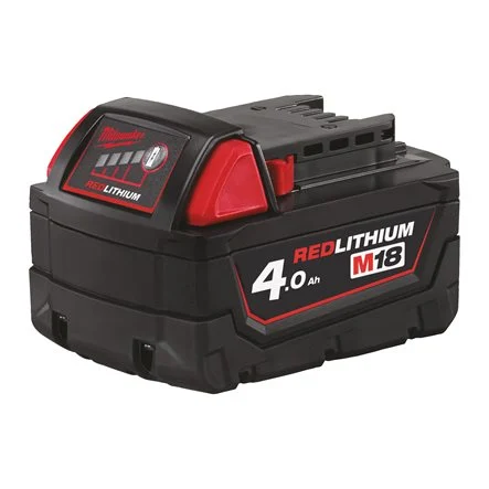MILWAUKEE M18 B4 - 18V 4,0Ah Red Lithiumn - système M18 