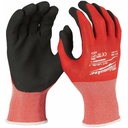 Paire de gants anti-coupures tactiles - niveau 1/A - MILWAUKEE