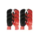 Pack de 144 paires de gants anti-coupures tactiles - niveau 1/A - MILWAUKEE - 4932479714