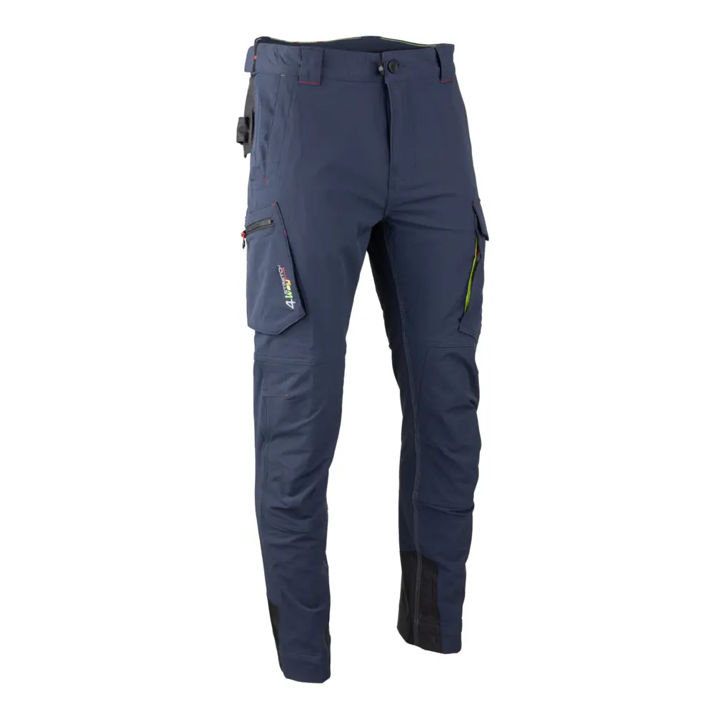 Pantalon cargo stretch 4 WAY homme MARINE - FICTION 1901 - LMA