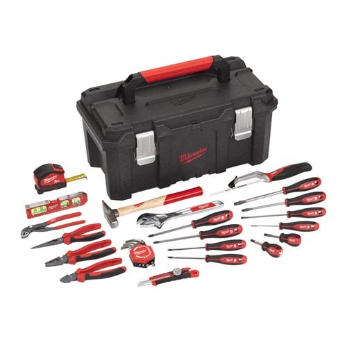 STARTER Kit outillage à main + boite à outils 30 pièces - MILWAUKEE - 4932498392 