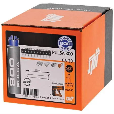 CLOU C6-20 + GAZ P40-P800 /BT500  - SPIT