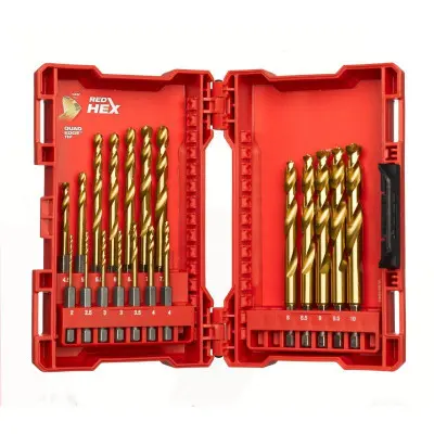[4932493866] Coffret 19 forets métaux - HSS-G RED HEX - MILWAUKEE - 4932493866