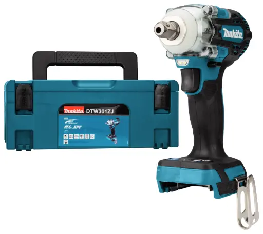 [10532229] Boulonneuse à choc 18V - 300 NM - DTW301ZJ - Sans batterie, ni chargeur - en coffret - MAKITA - 10532229