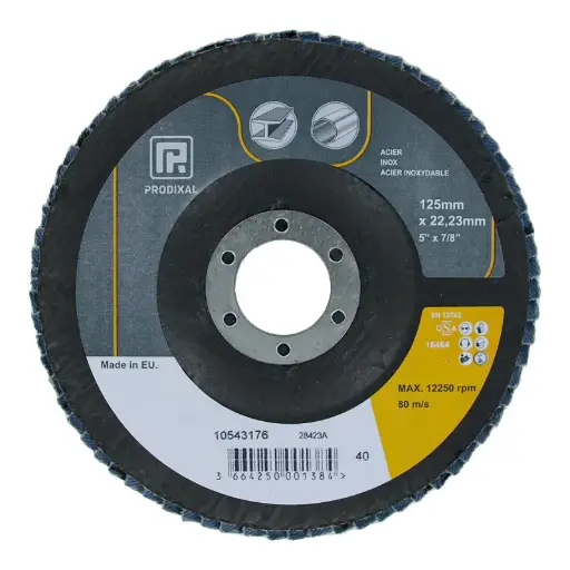 DISQUE A LAMELLES PLAT Ø125MM -PRODIXAL