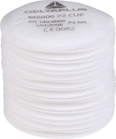 [M6000REFP2CLIP] Lot de 20 pièces filtrantes P2 de rechange  pour M6000P2CLIP - M6000REFP2CLIP - DELTAPLUS