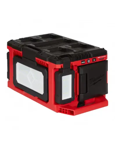[4933478120] Projecteur de chantier 18V Packout hybride 3000 Lumens - M18 POALC-0 - sans batterie, ni chargeur, ni HD Box - MILWAUKEE - 4933478120