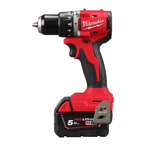 [4933492826] Perceuse à percussion M18 BLPDRC-502C - Avec batteries 5.0ah + chargeur + HD Box - MILWAUKEE - 4933492826