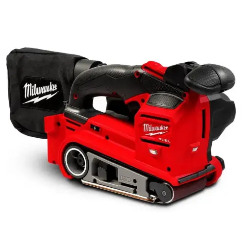 [4933479614] Ponceuse à bande 75mm, 18V - M18 FBTS75-0 - Sans batterie, ni chargeur, ni HD Box - MILWAUKEE - 4933479614