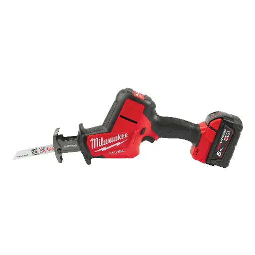 [4933459885] Scie sabre M18 FHZ-502X - Avec batterie 5Ah + chargeur + HD Box - MILWAUKEE - 4933459885