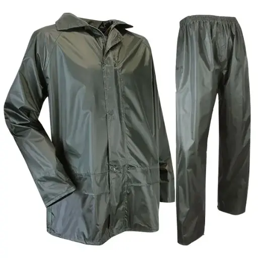 Ensemble de pluie souple KAKI - AVERSE - LMA