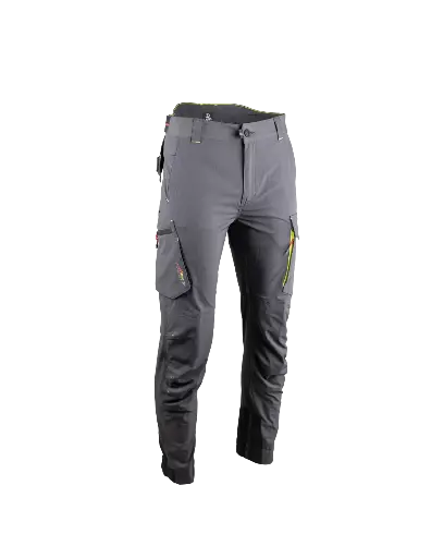 Pantalon cargo stretch 4 WAY homme - GRIS NUIT - SOLAIRE 1841 - LMA