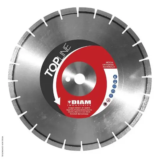 Disque diamanté spécial béton - DIAM INDUSTRIES - BF90
