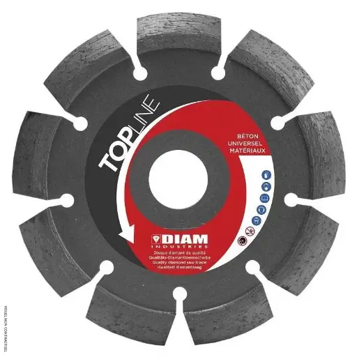 Disque diamanté béton - DIAM INDUSTRIES - FR