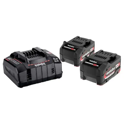 [685051000] Pack 2 Batteries 18 volts + chargeur ultrarapide rapide  - METABO - 685051000